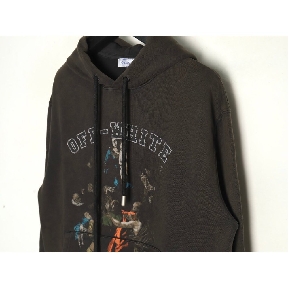 DDKicks Off-white OW Washed Religious Hoodie
