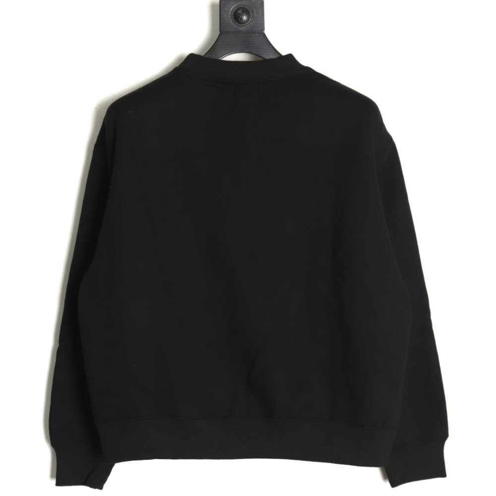 Nike x Stussy Nike Stussy co-branded 23SS plush sweatshirt Black