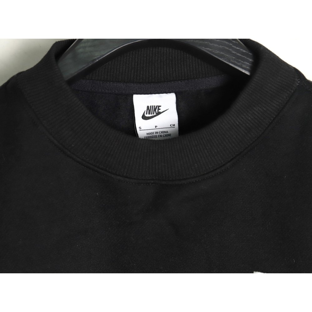Nike x Stussy Nike Stussy co-branded 23SS plush sweatshirt Black