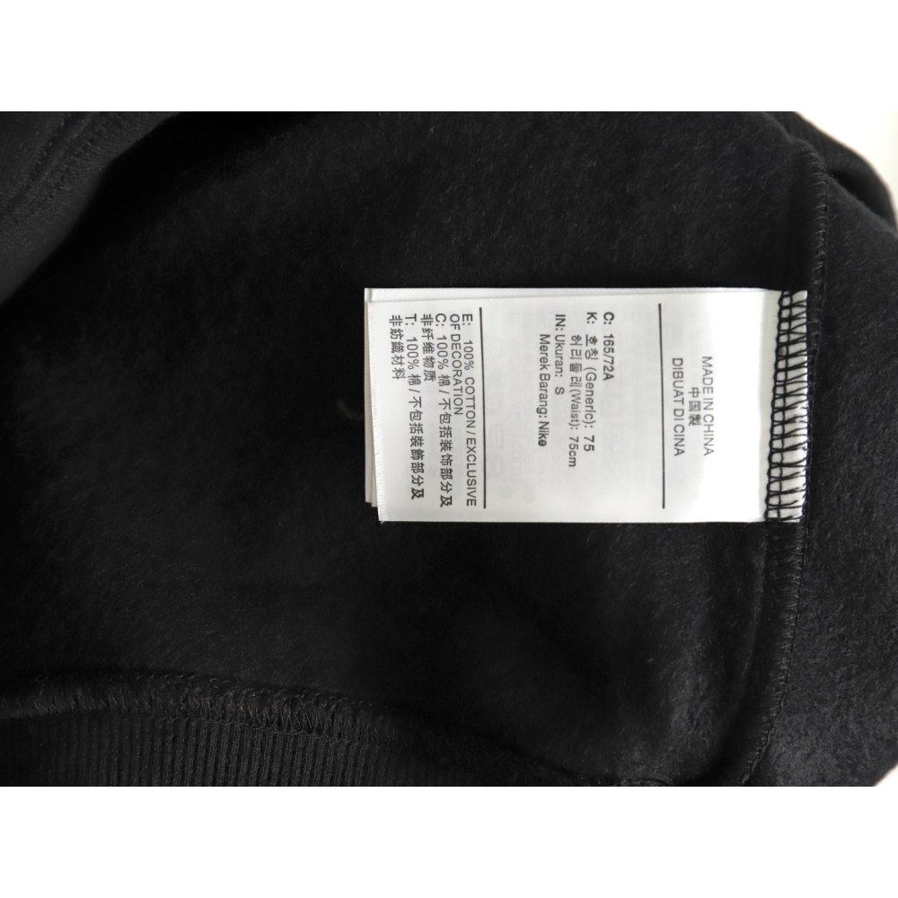 Nike x Stussy Nike Stussy co-branded 23SS plush sweatshirt Black