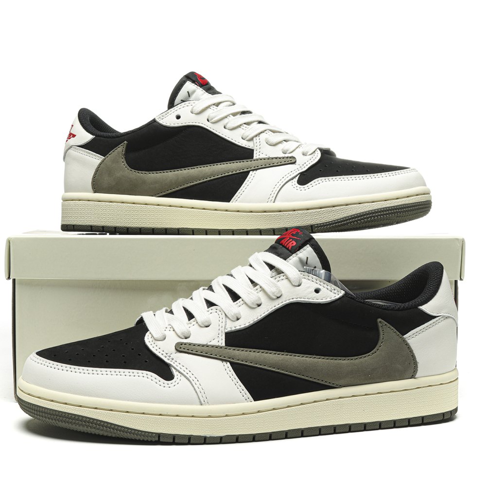 DD Jordan 1 Retro Low OG SP Travis Scott Olive (Women's)