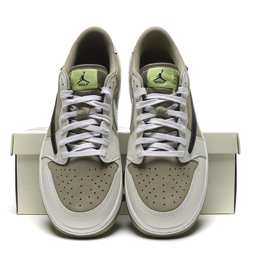 DD Jordan 1 Retro Low Golf Travis Scott Neutral Olive