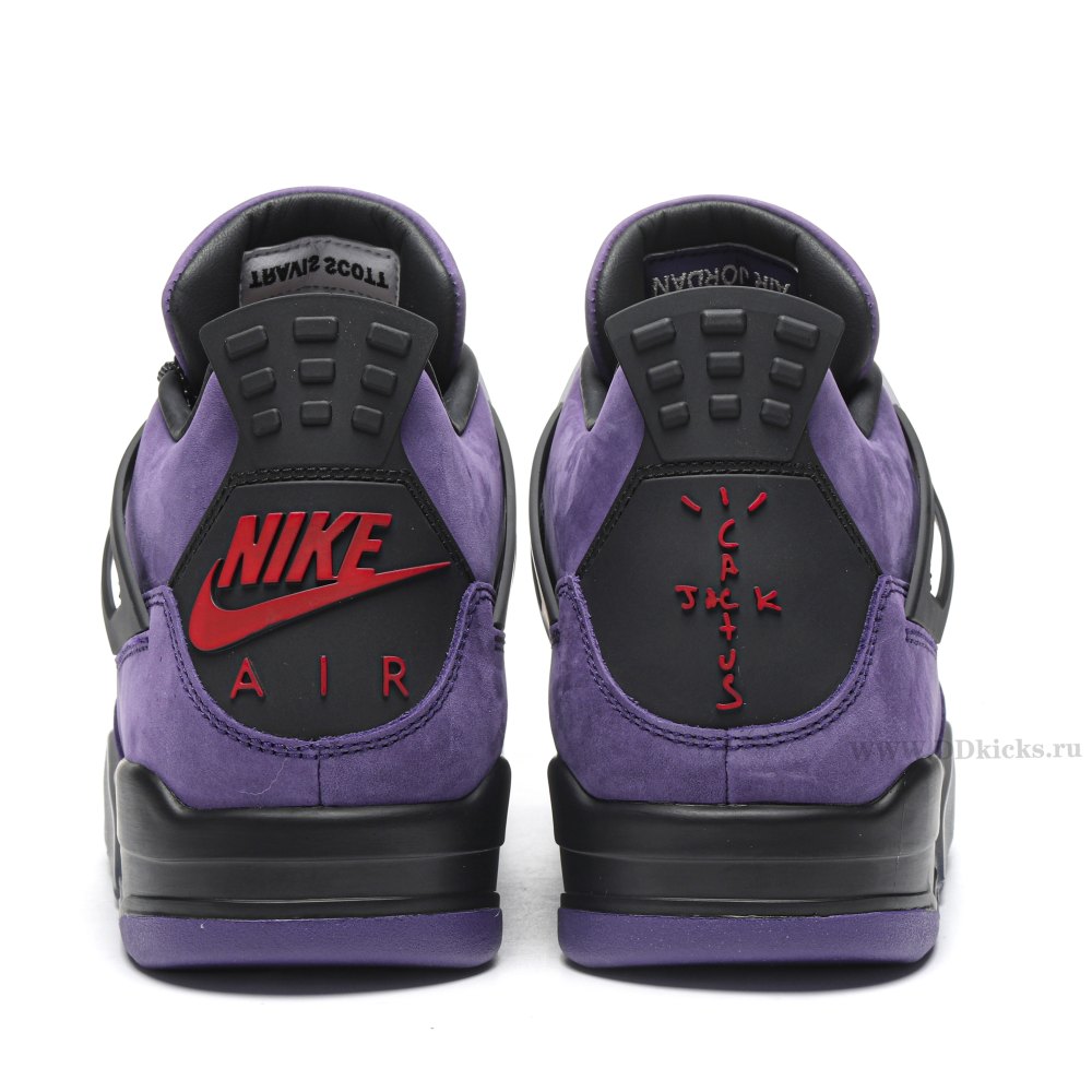 DD Jordan 4 Retro Travis Scott Purple (Friends and Family)
