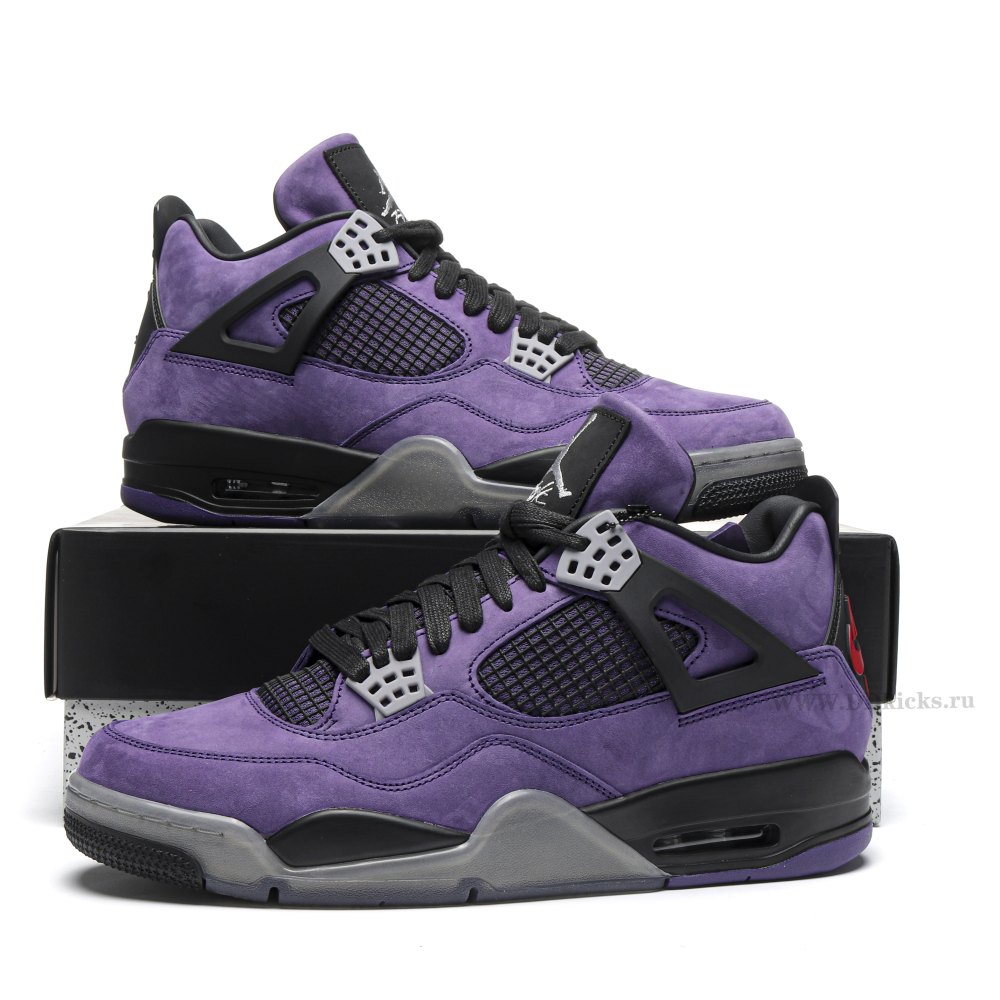 DD Jordan 4 Retro Travis Scott Purple (Friends and Family)