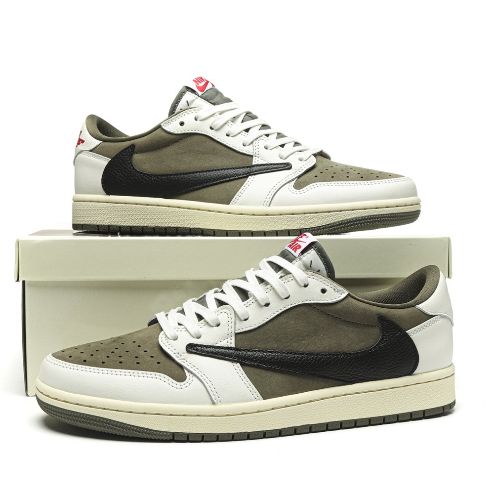 DD Travis Scott x Jordan Air Jordan 1 Low OG "Medium Olive"