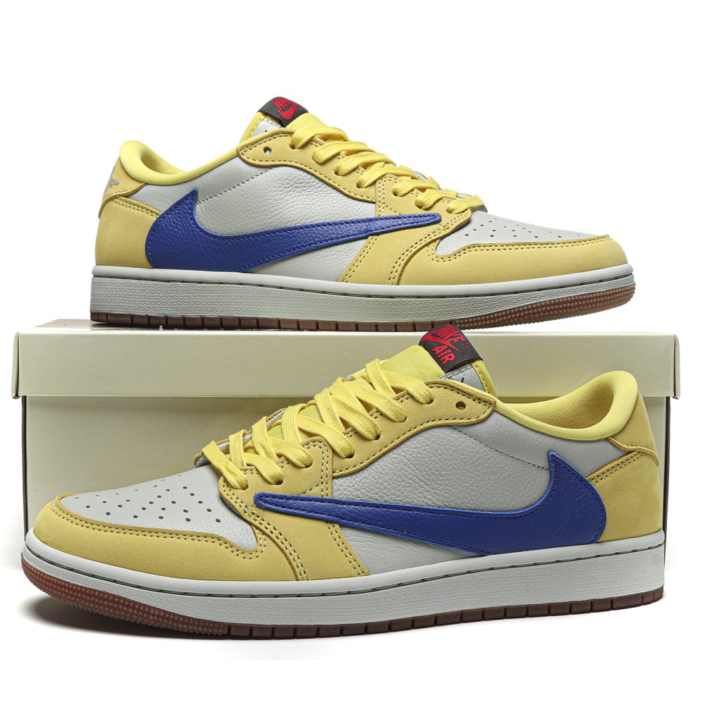 DD Jordan 1 Retro Low OG SP Travis Scott Canary (Women's)