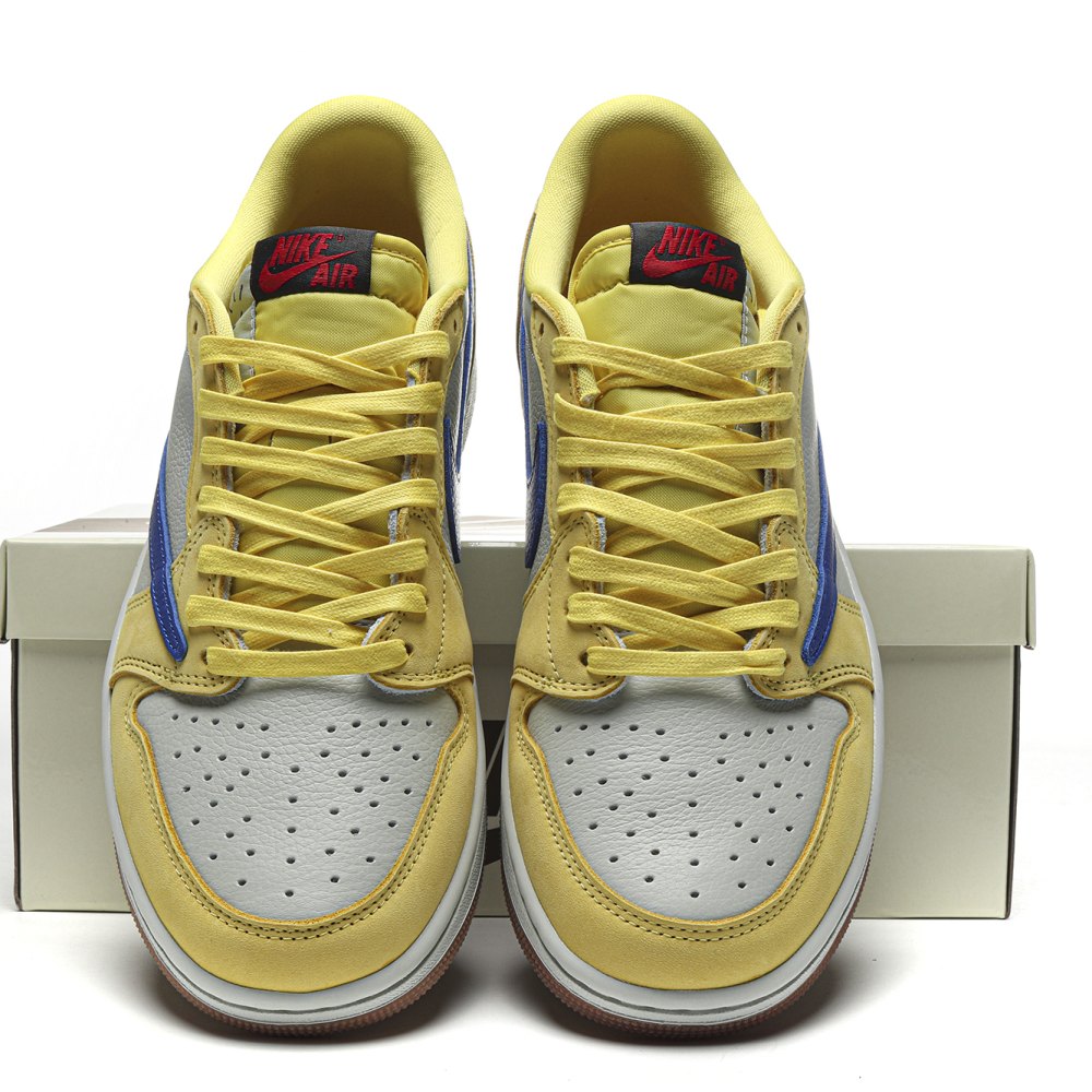 DD Jordan 1 Retro Low OG SP Travis Scott Canary (Women's)