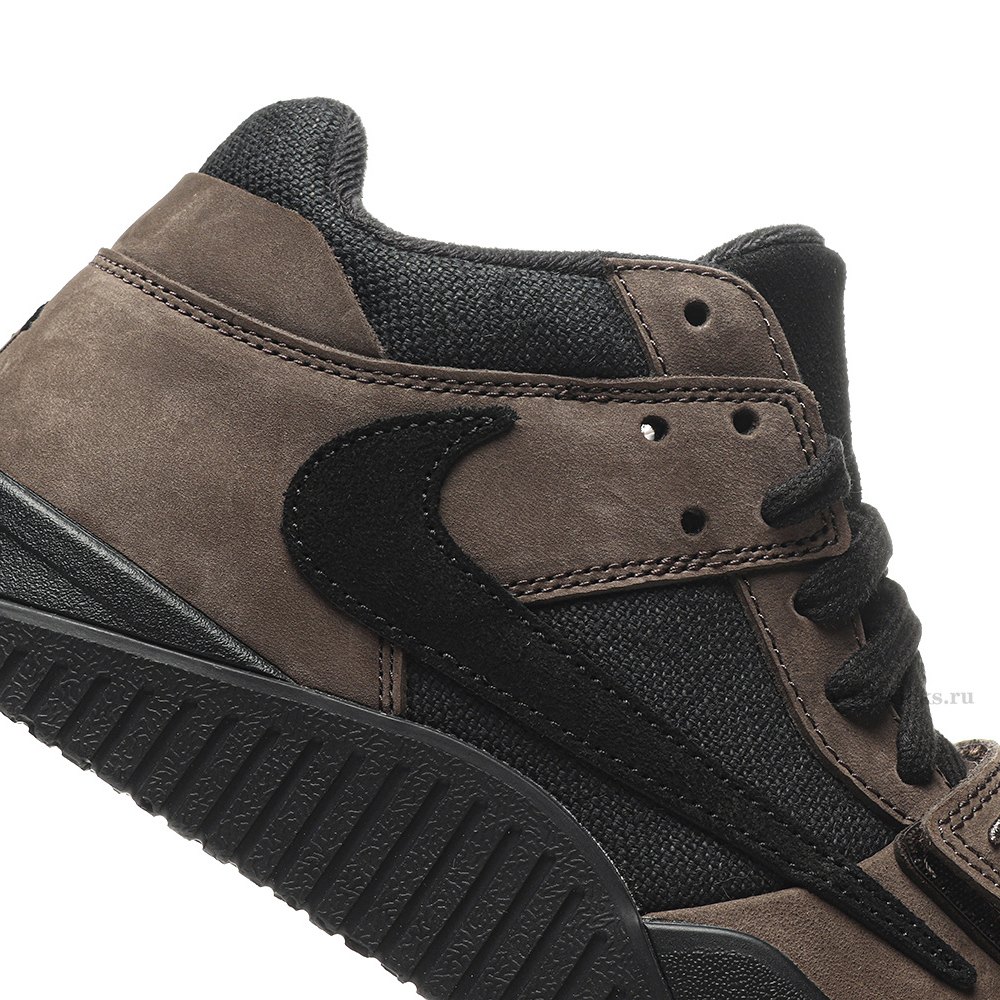 DD Travis Scott × Jumpman Jack TR “Black Dark Mocha"