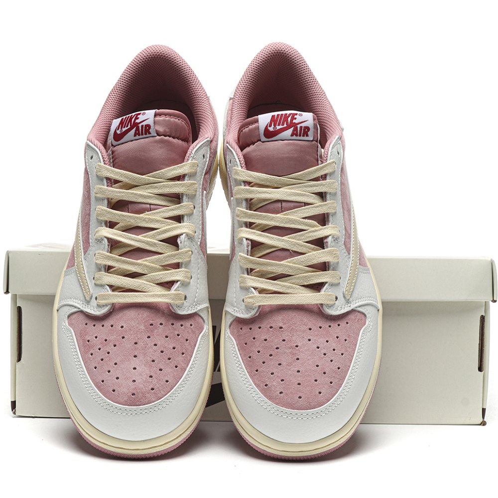 DD Travis Scott Air Jordan 1 Low OG SP Sail Shy Pink