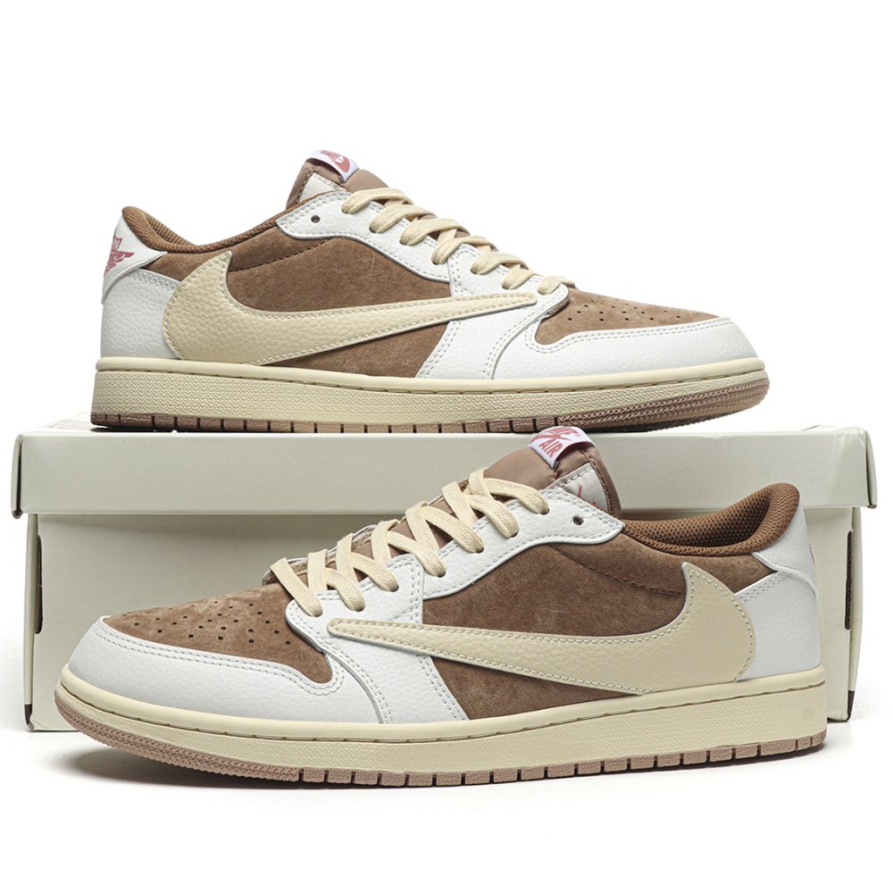 DD Travis Scott Air Jordan 1 Low OG SP Light Khaki