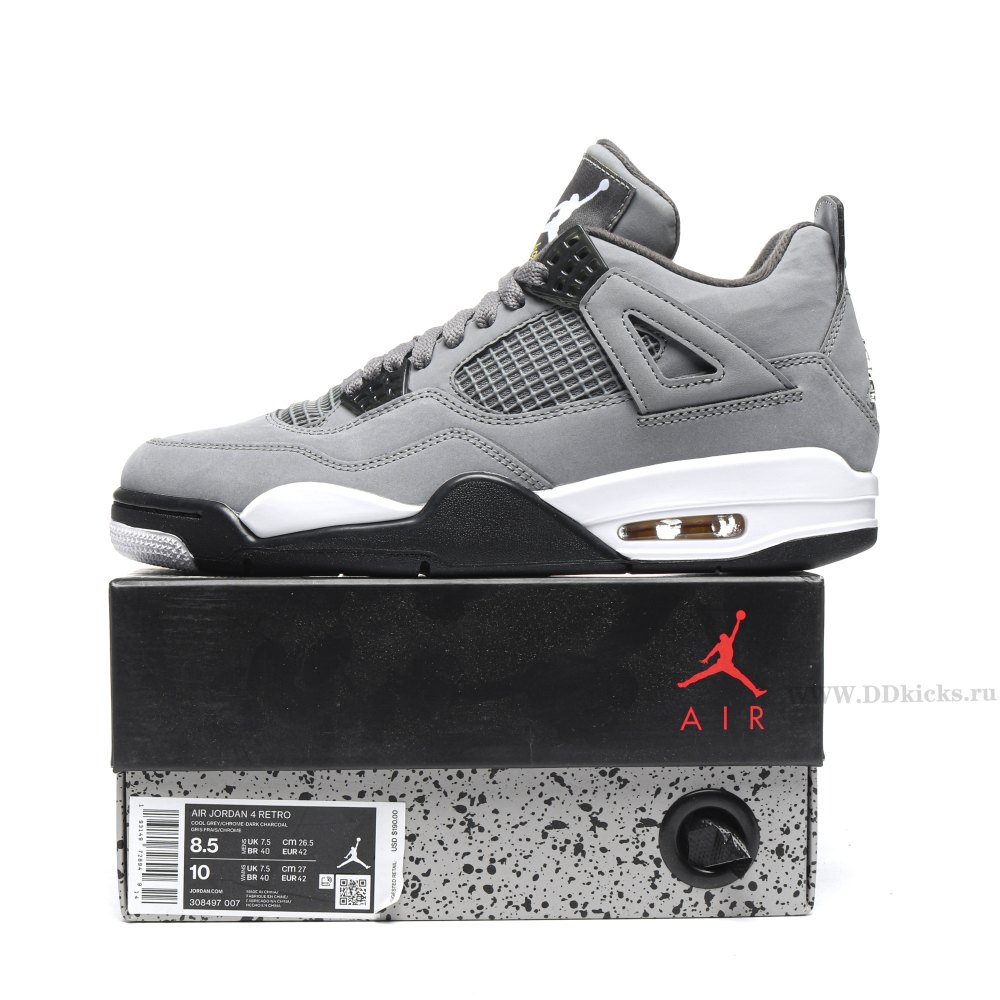 DD Jordan 4 Retro Cool Grey