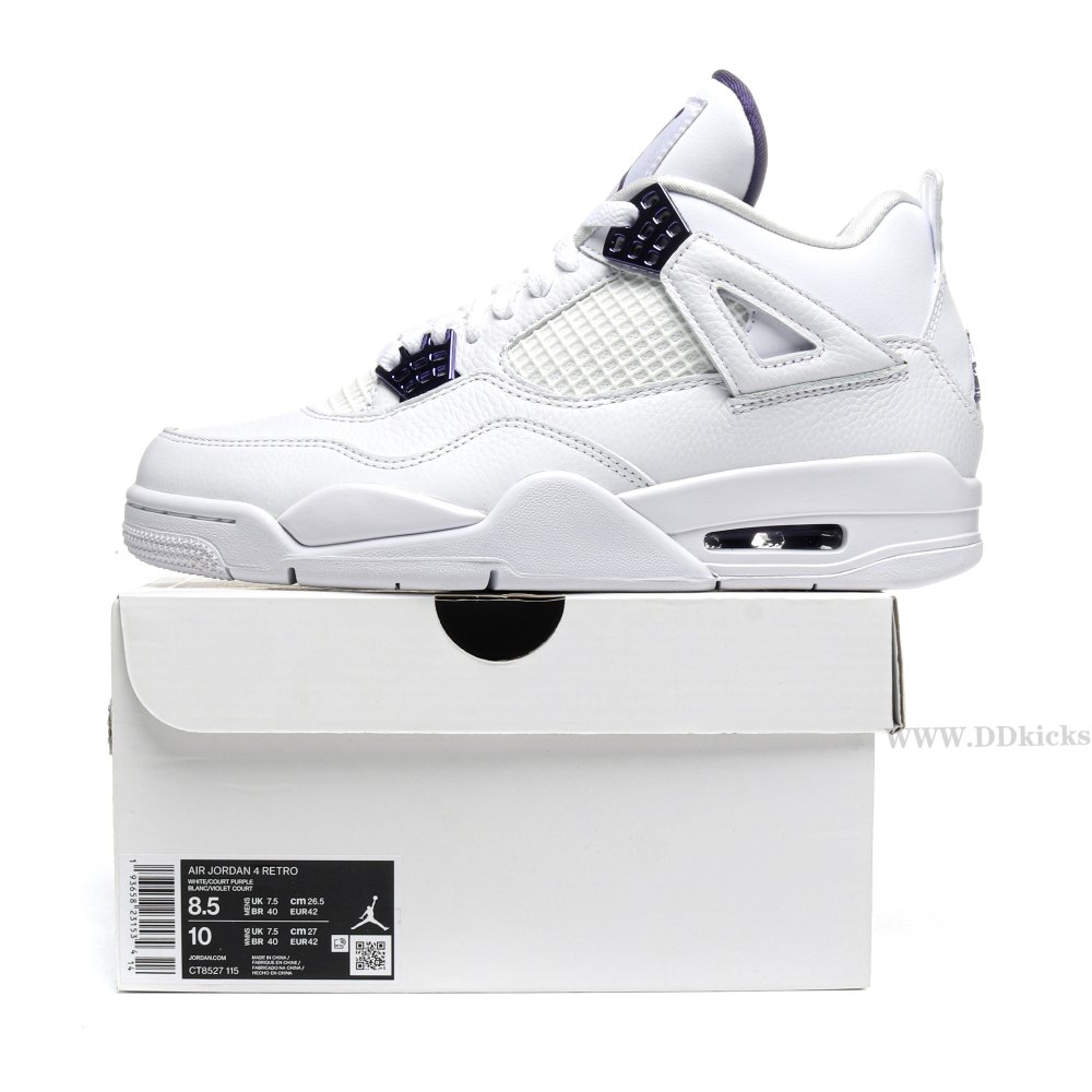 DD Jordan 4 Retro Metallic Purple