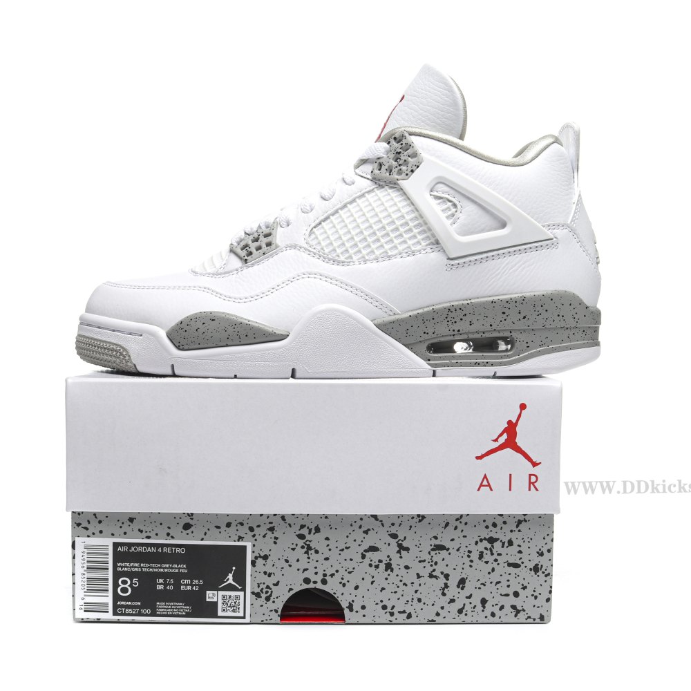 DD Jordan 4 Retro White Oreo