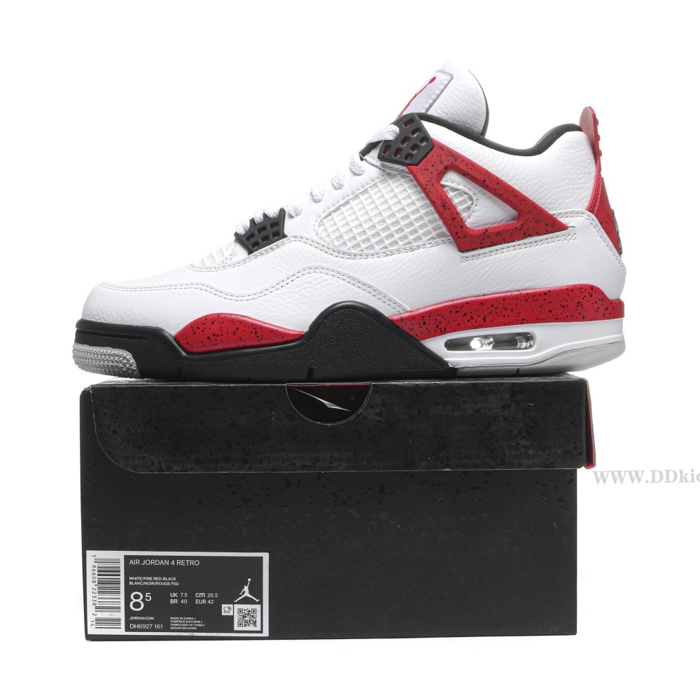 DD Jordan 4 Retro Fire Red