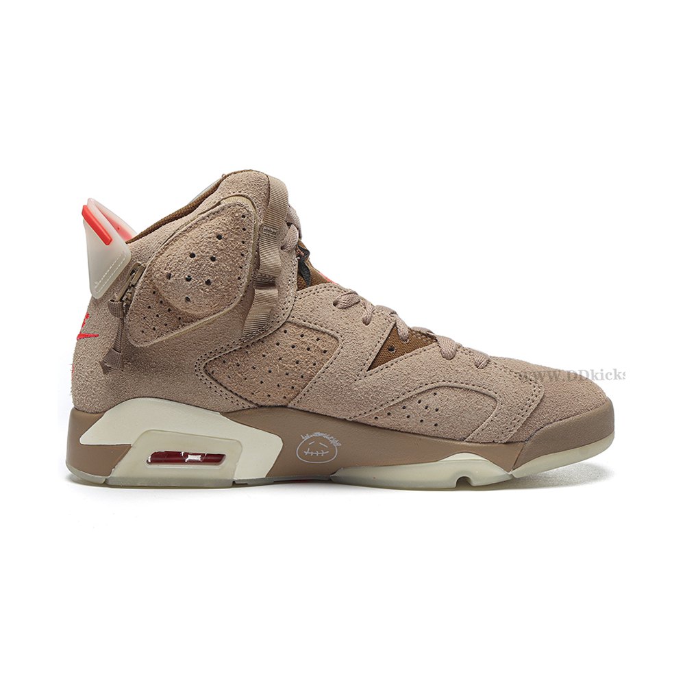 DD Jordan 6 Retro Travis Scott British Khaki