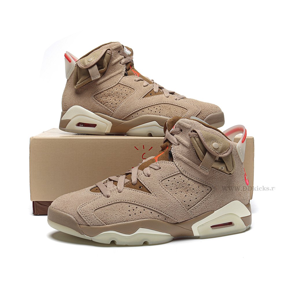 DD Jordan 6 Retro Travis Scott British Khaki