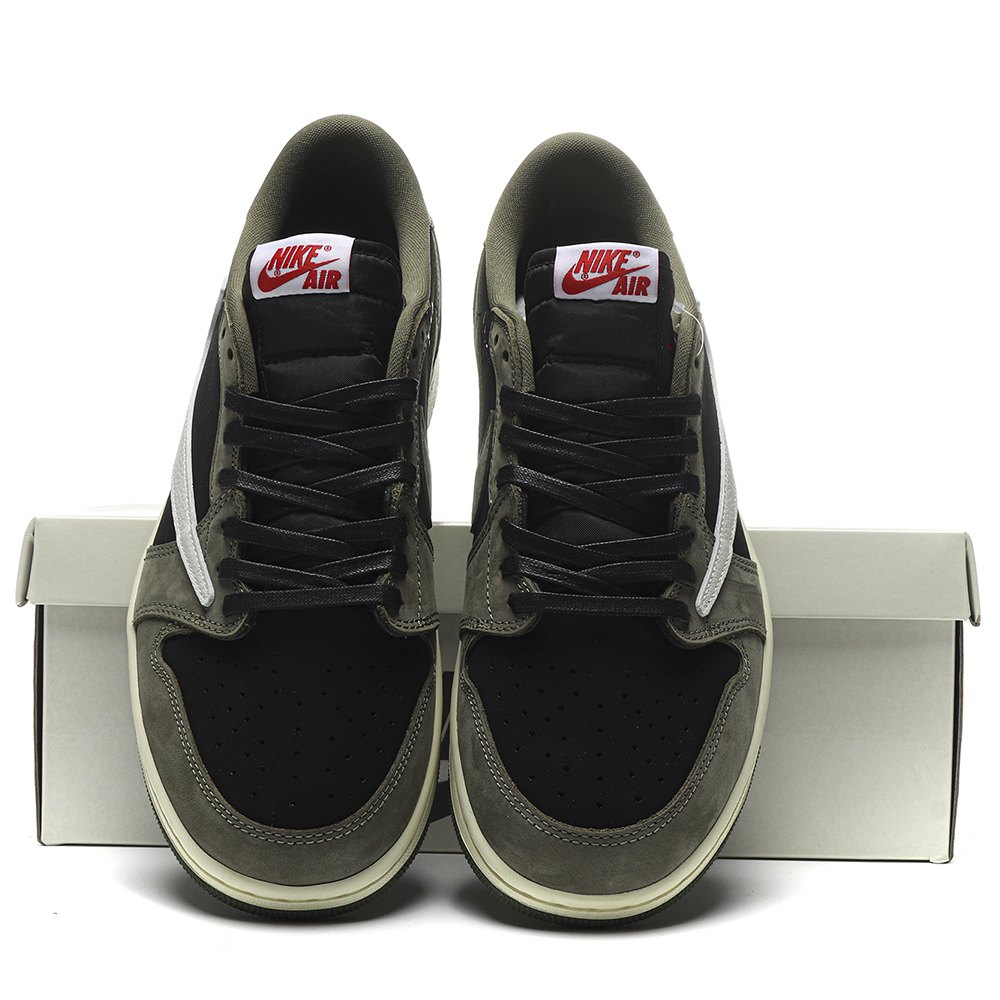 DD Jordan 1 Retro Low OG Travis Scott Black Olive