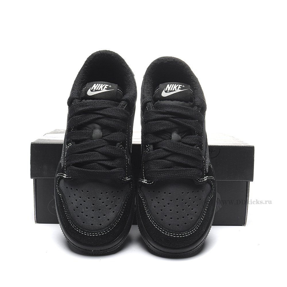 DD Jordan 1 Retro Low OG SP Travis Scott Black Phantom (PS)