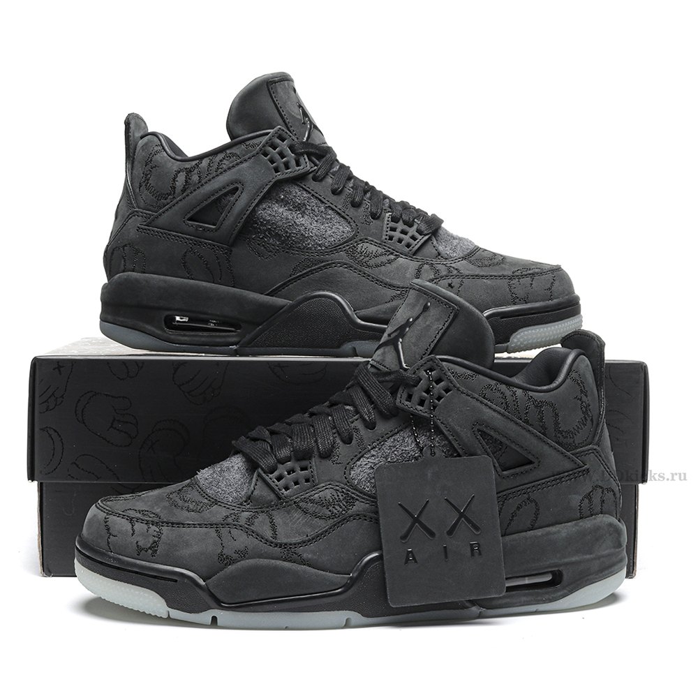 DD Jordan 4 Retro Kaws Black