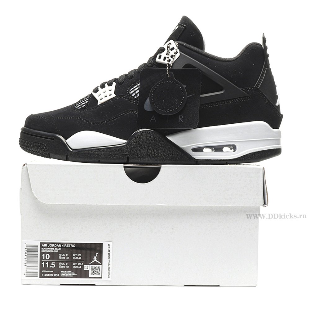 DD Jordan 4 Retro White Thunder