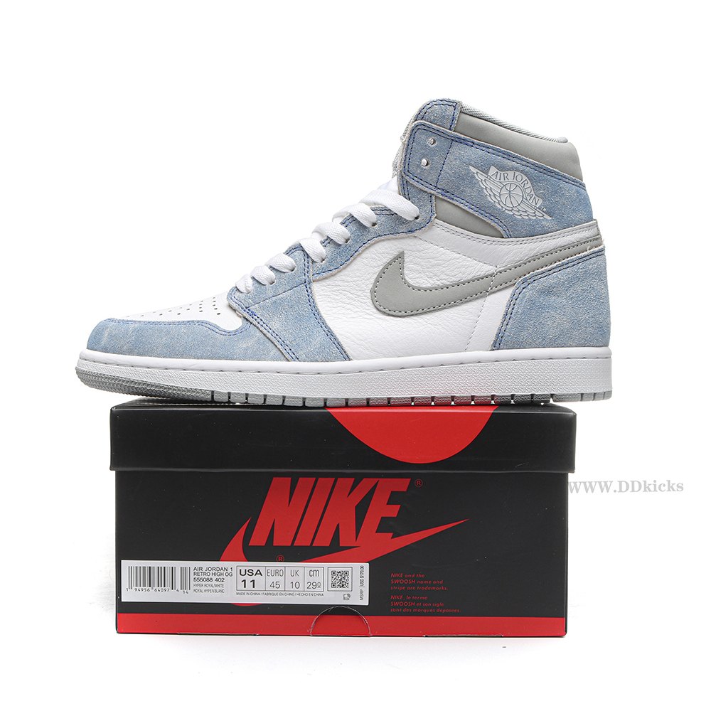 DD Jordan 1 Retro High Hyper Royal Smoke Grey