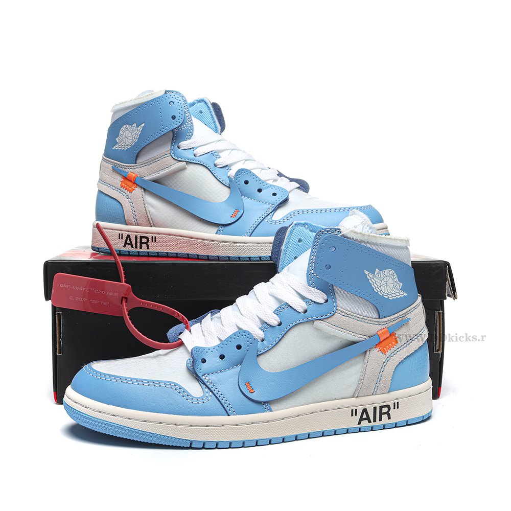 DD Jordan 1 Retro High Off-White University Blue