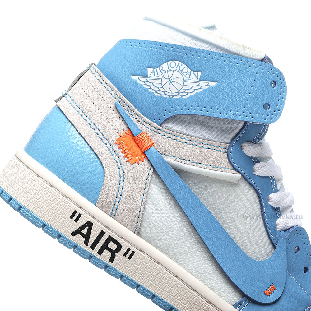 DD Jordan 1 Retro High Off-White University Blue