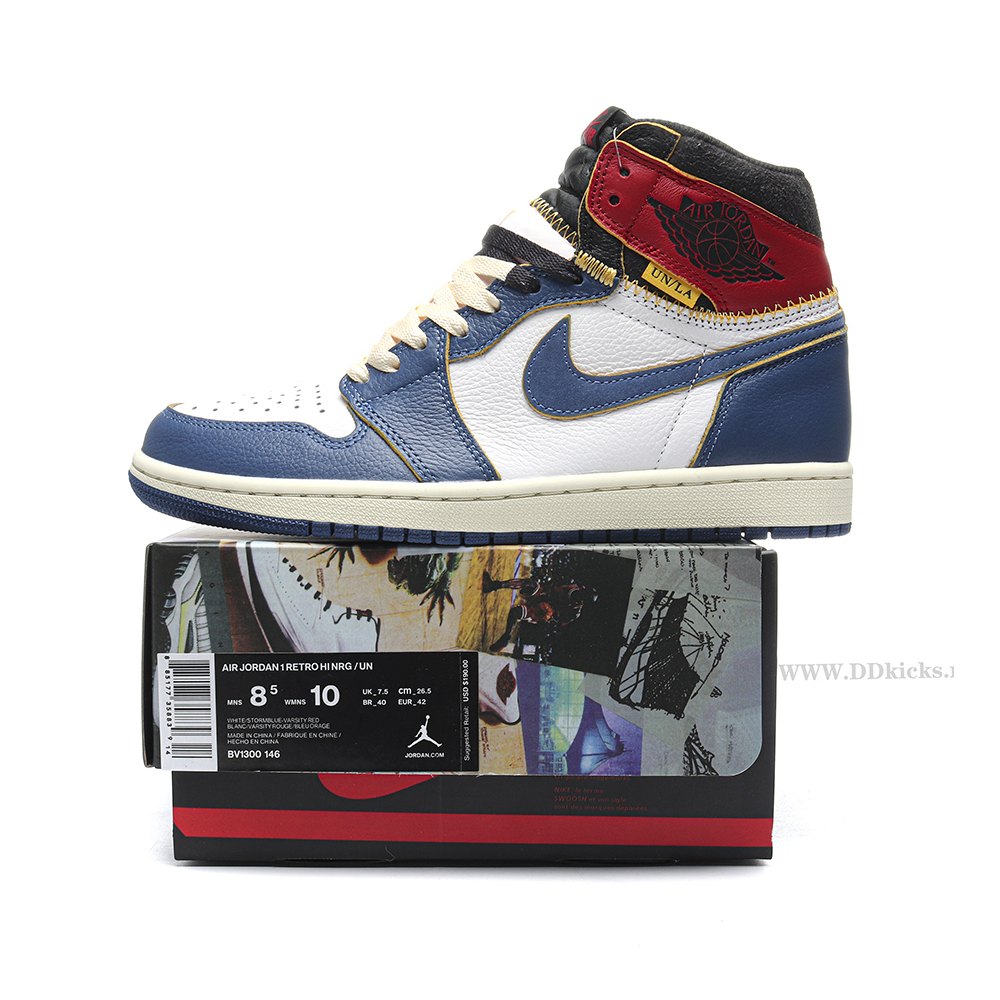 DD Jordan 1 Retro High Union Los Angeles Storm Blue