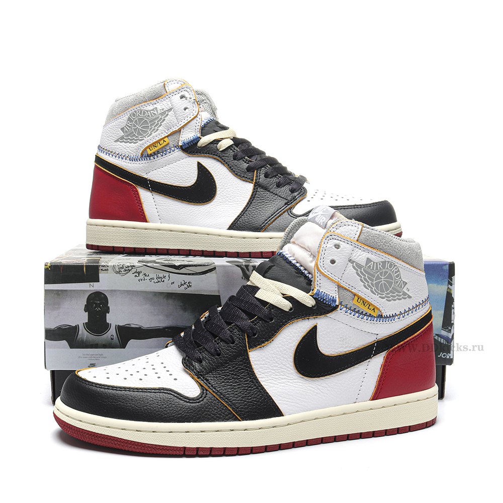 DD Jordan 1 Retro High Union Los Angeles Black Toe