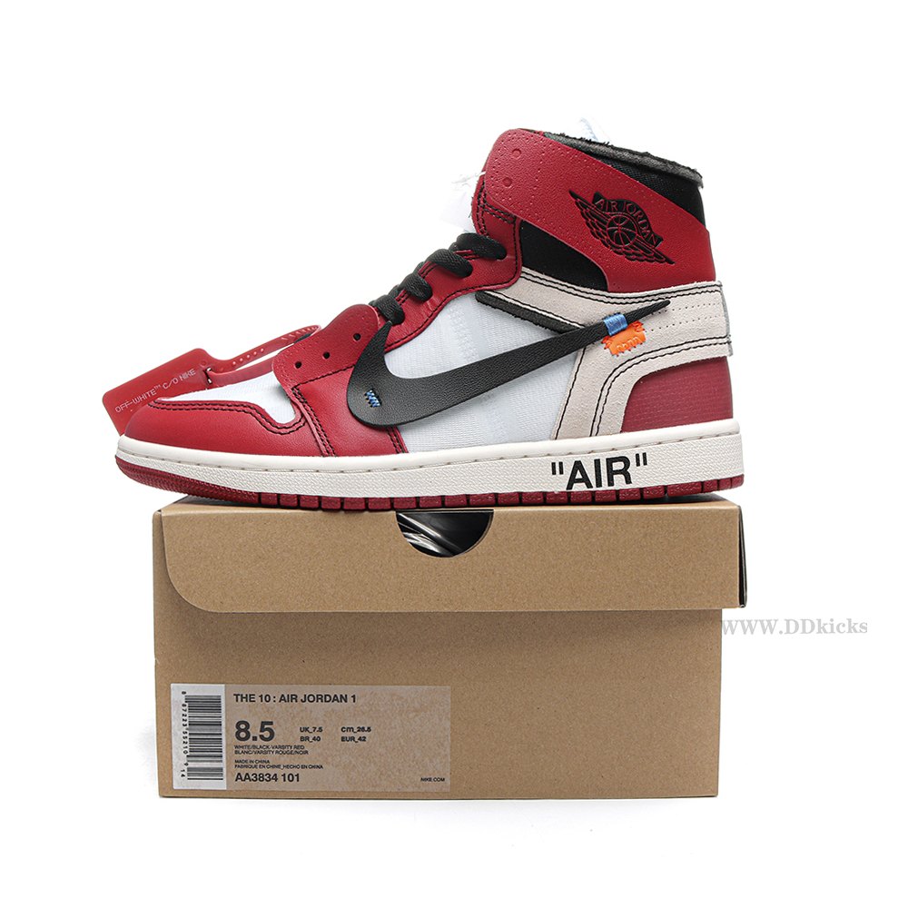 DD Jordan 1 Retro High Off-White Chicago
