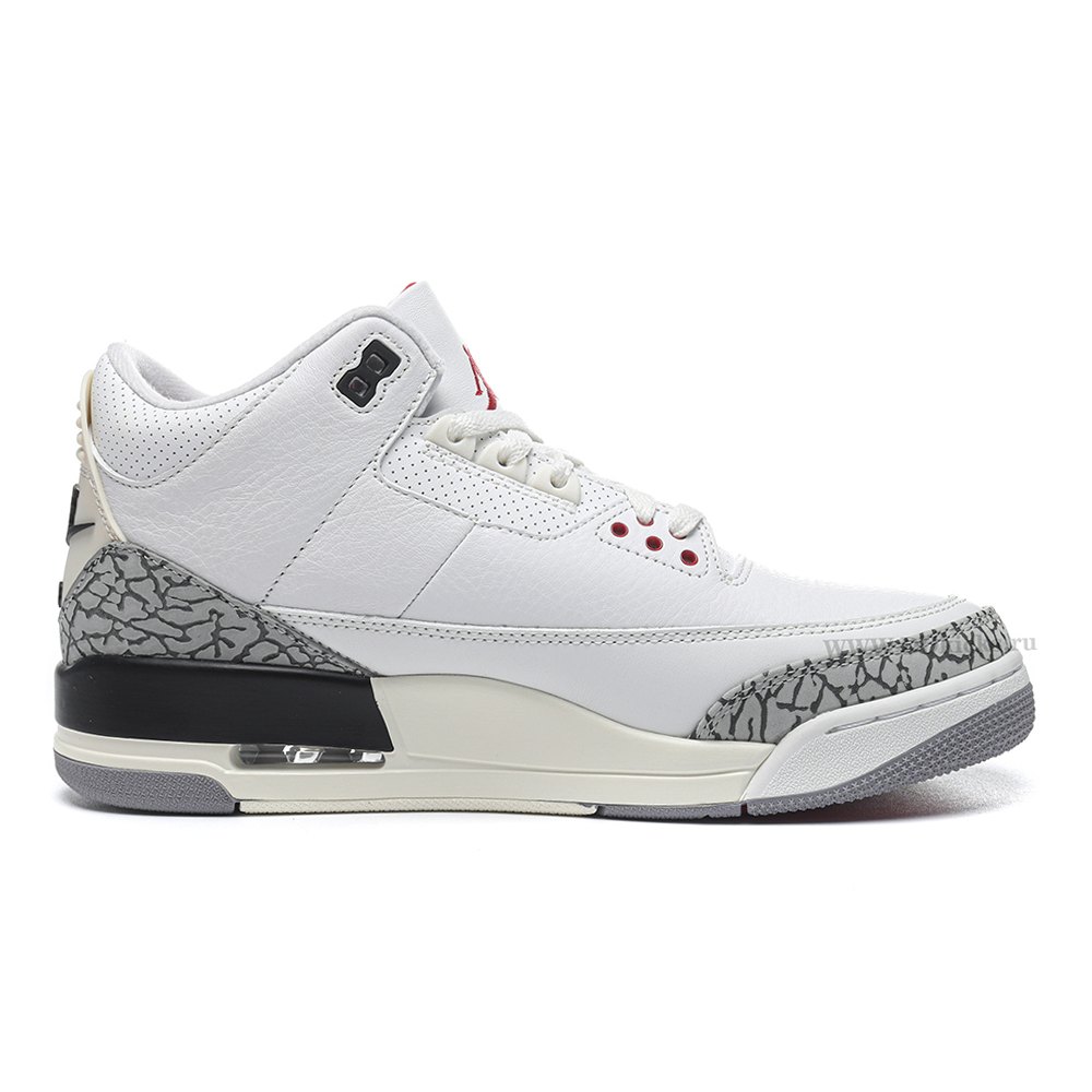 DD Jordan 3 Retro White Cement Reimagined