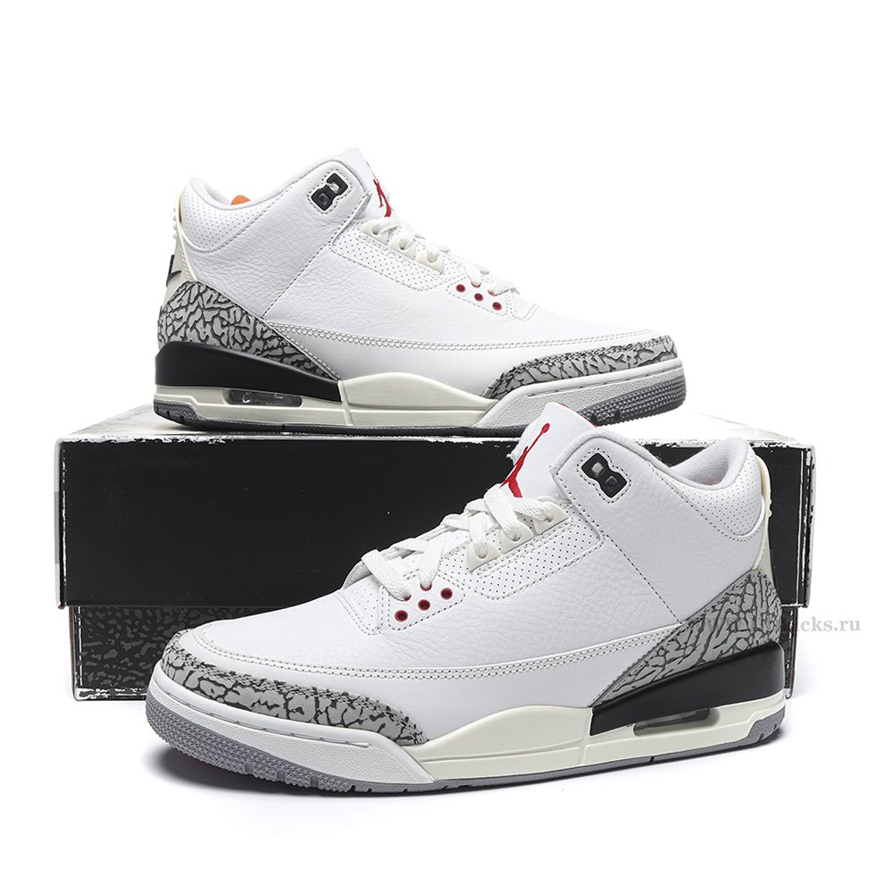 DD Jordan 3 Retro White Cement Reimagined