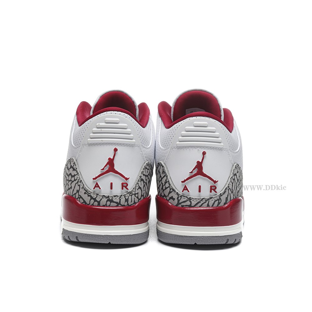 DD Jordan 3 Retro Cardinal Red