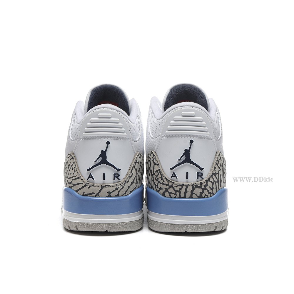 DD Jordan 3 Retro UNC