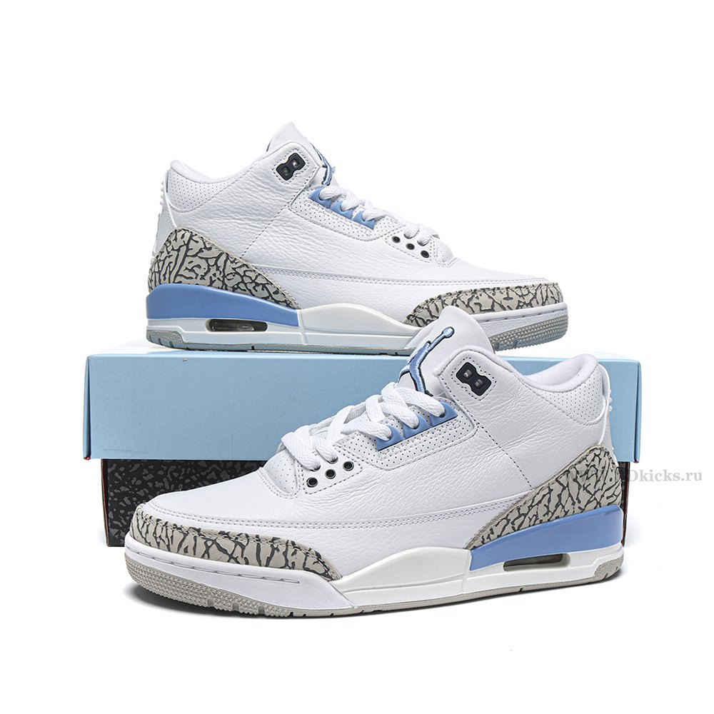 DD Jordan 3 Retro UNC