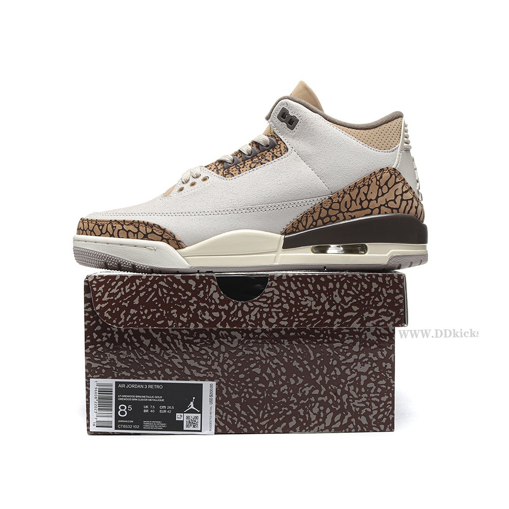 DD Jordan 3 Retro Palomino