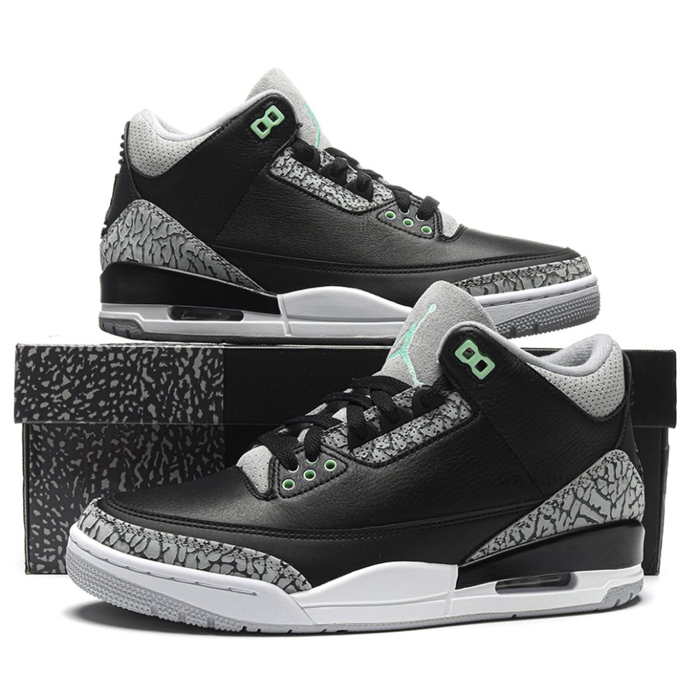 DD Jordan 3 Retro Green Glow