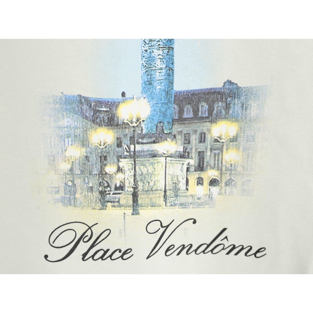 DDBale*ciaga Vogue Co-branded Back Beacon Digital Printed Hooded Sweatshirt