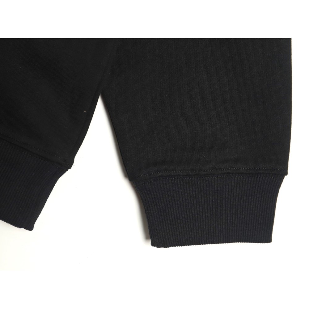 DDBale*ciaga Vogue Co-branded Back Beacon Digital Printed Hooded Sweatshirt Black