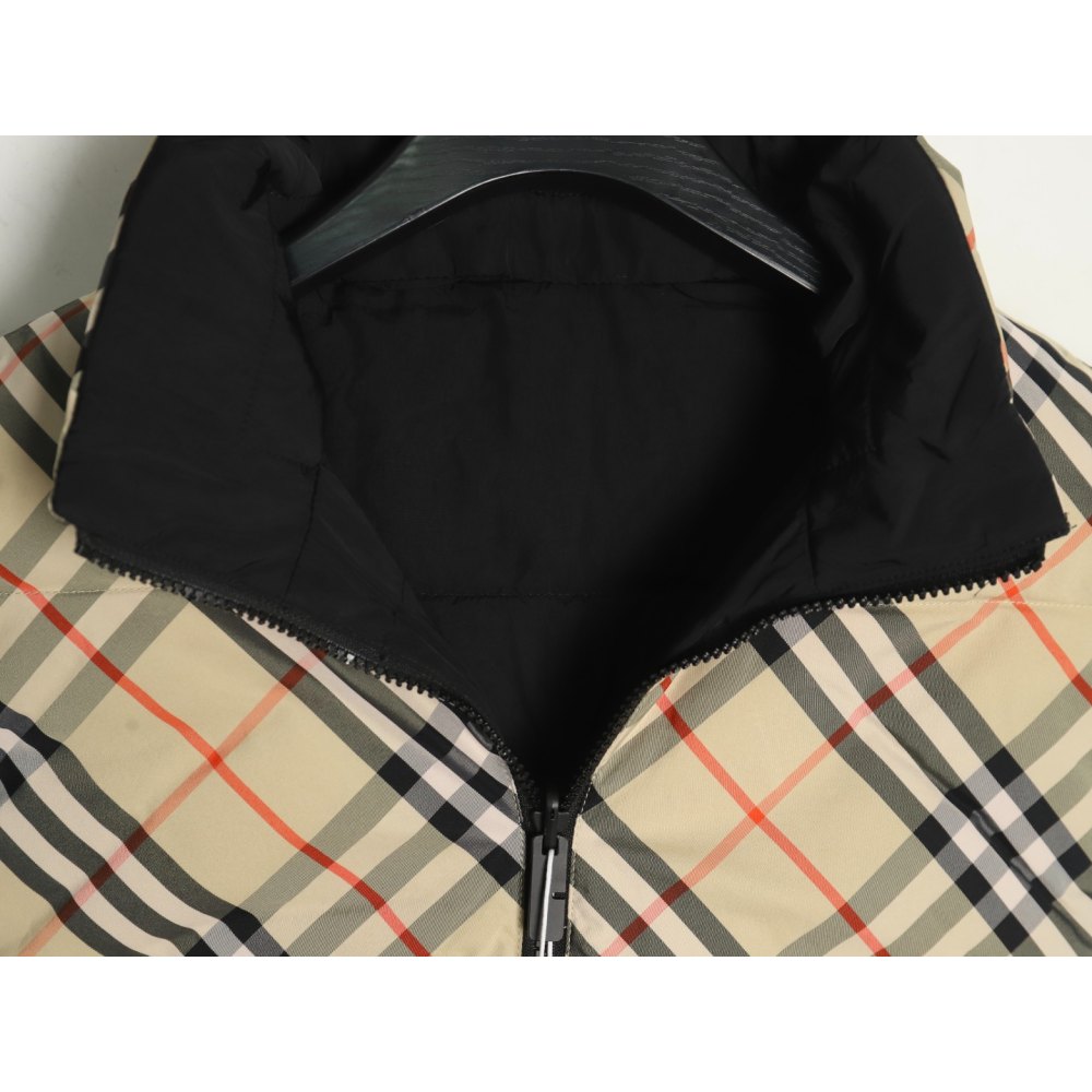 dd bur*berry bbr 24 Di*m*nd checkered down vest on both sides