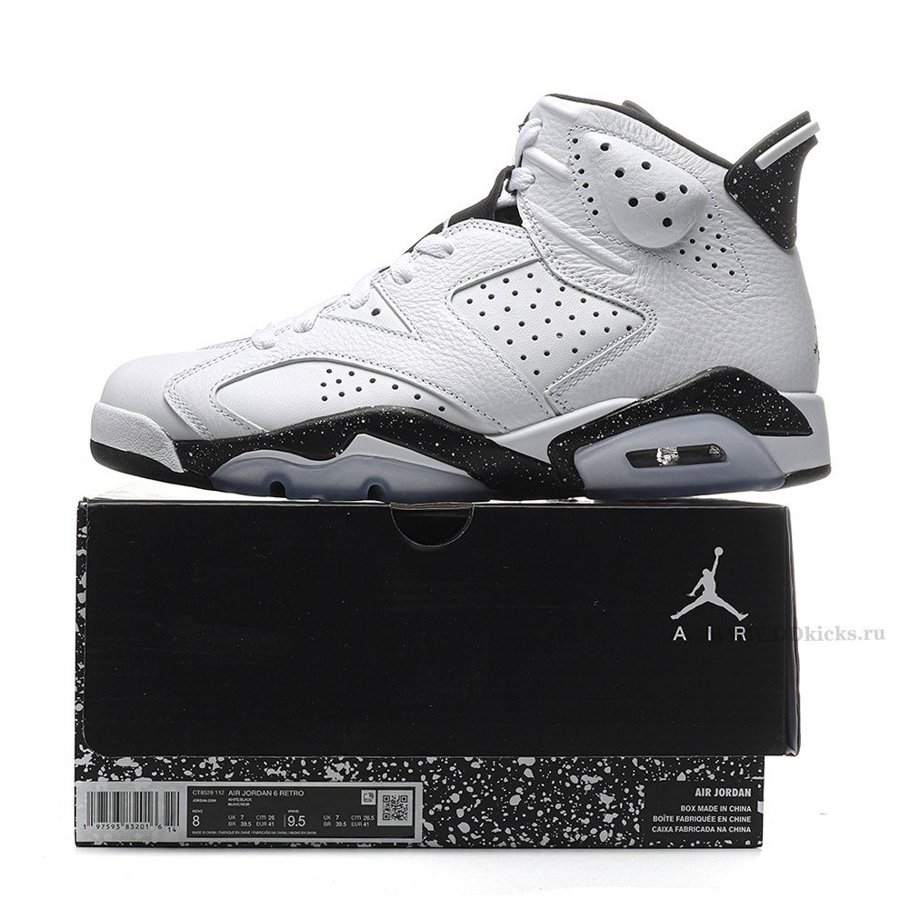 DD Jordan 6 Retro Reverse Oreo