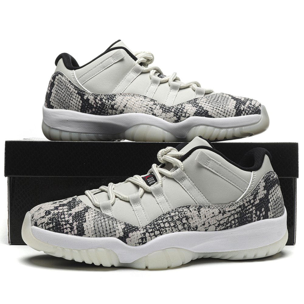 DD Jordan 11 Retro Low Snake Light Bone