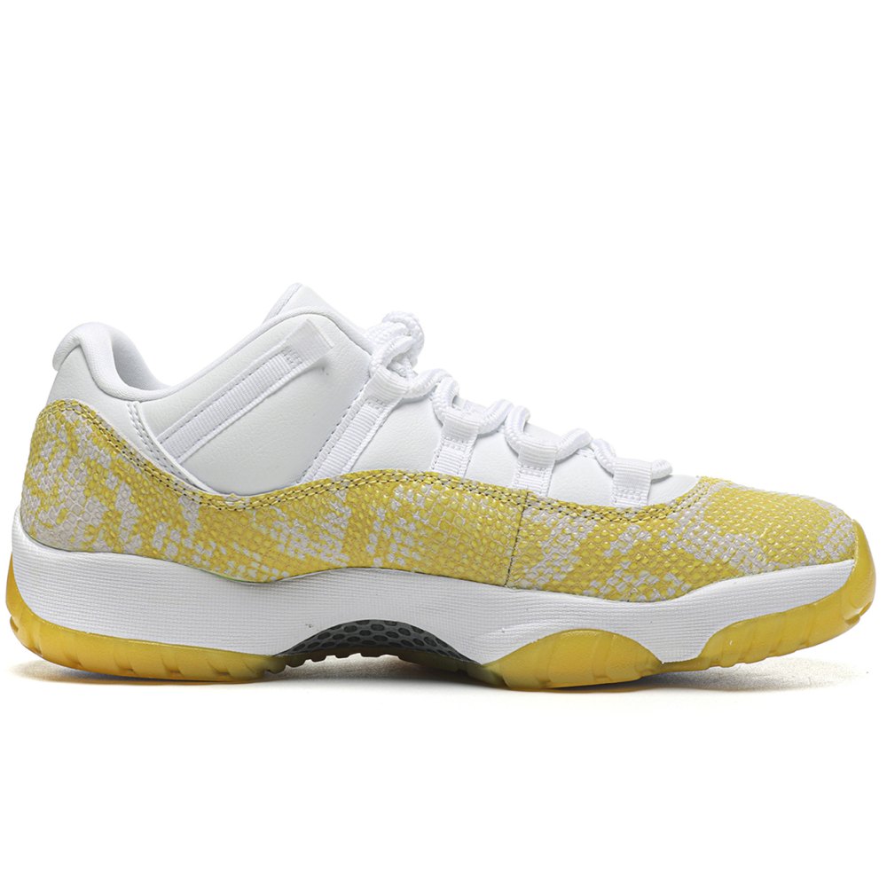 DD Jordan 11 Retro Low Yellow Snakeskin