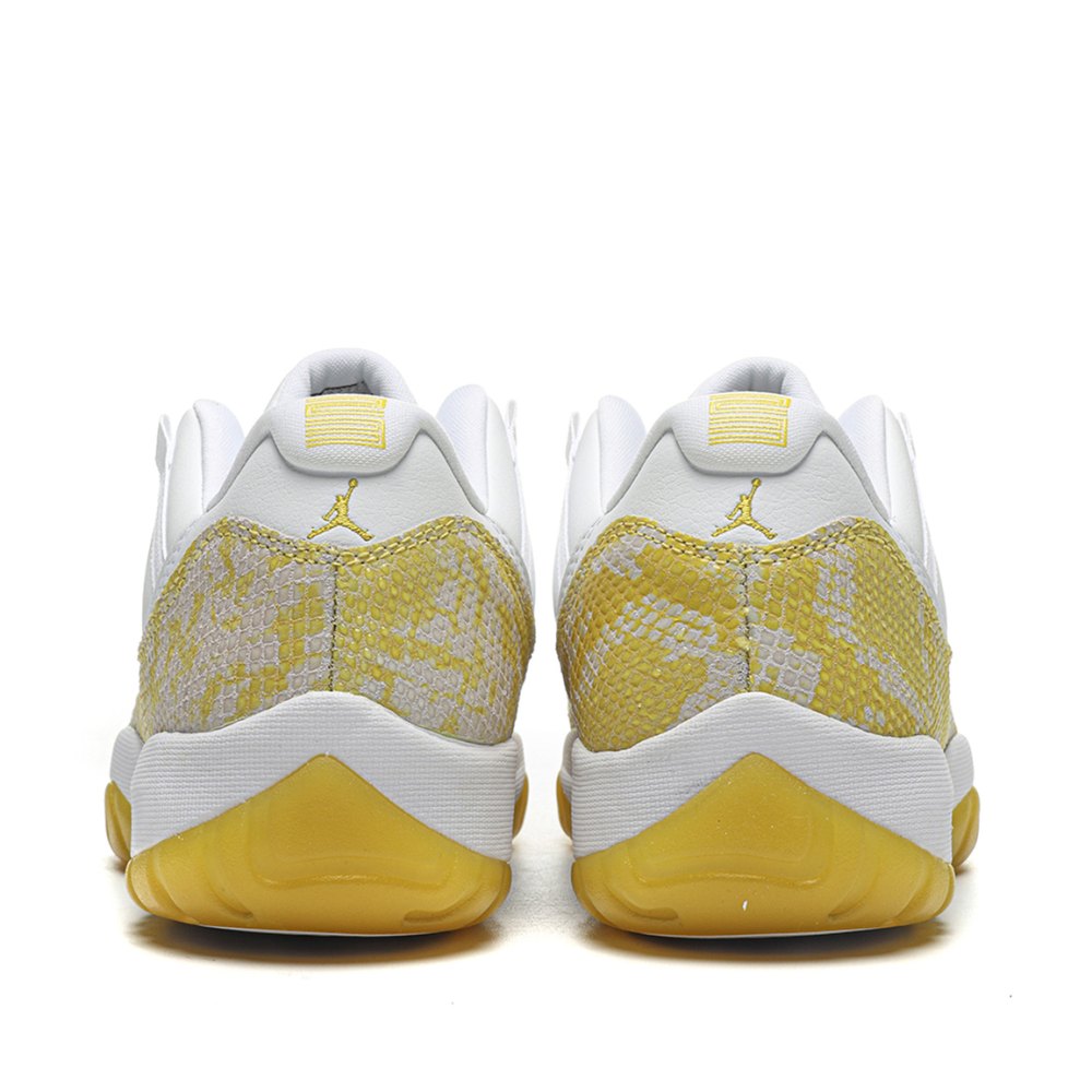 DD Jordan 11 Retro Low Yellow Snakeskin