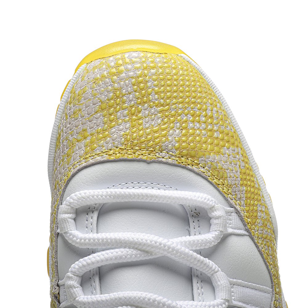 DD Jordan 11 Retro Low Yellow Snakeskin