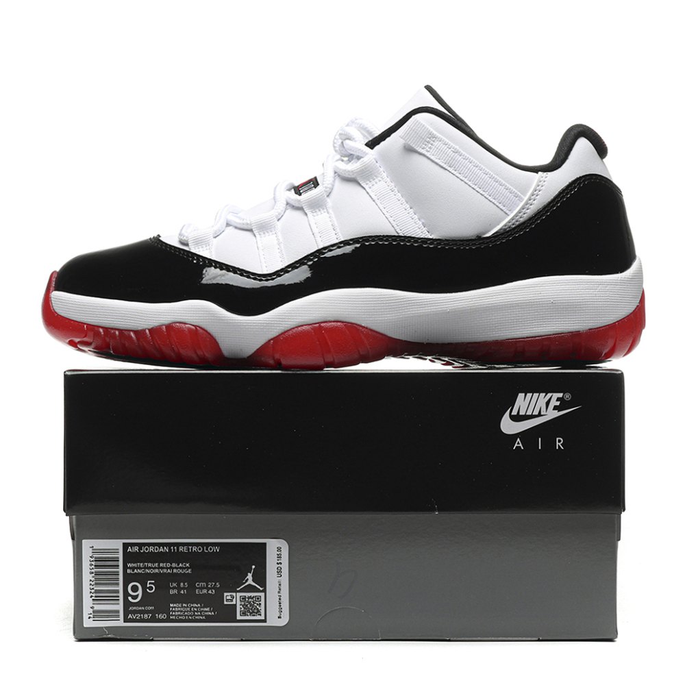 DD Jordan 11 Retro Low Concord Bred