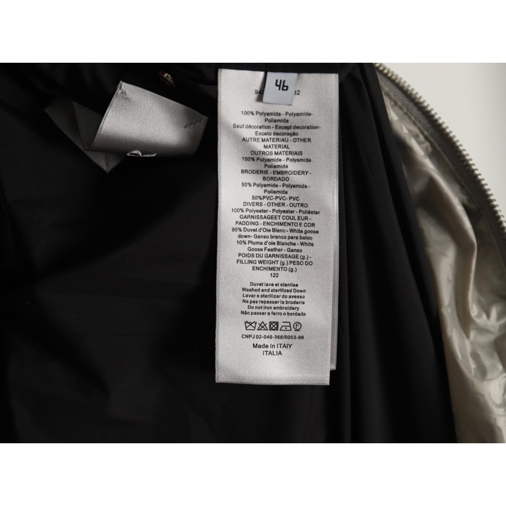 dd D*or D*or* full print dark pattern old flower down jacket