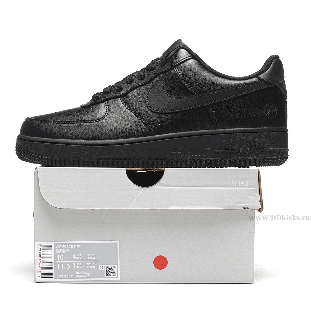 DD Nike Air Force 1 Low '07 Black FRGMT
