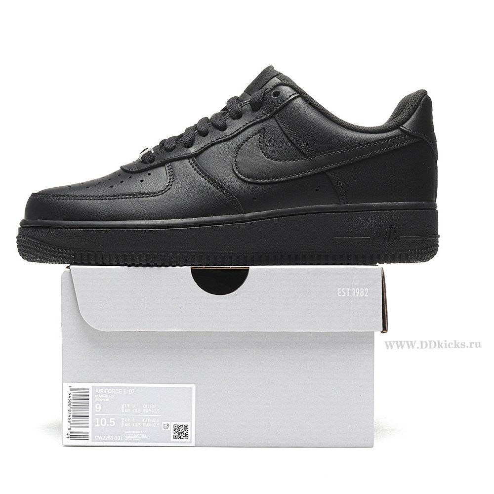 DD Nike Air Force 1 Low '07 Black