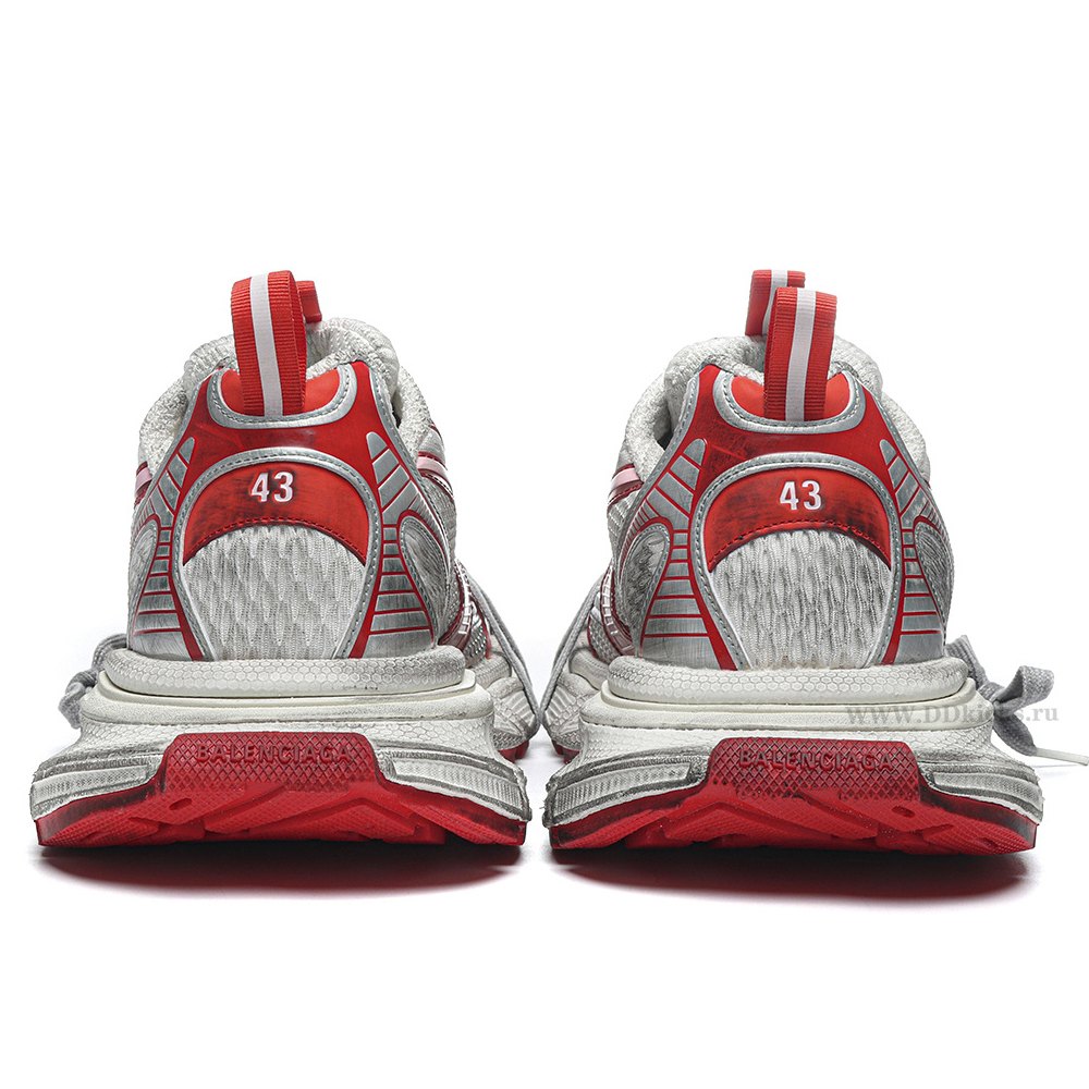 DD Ba1enci*ga 3XL White Red